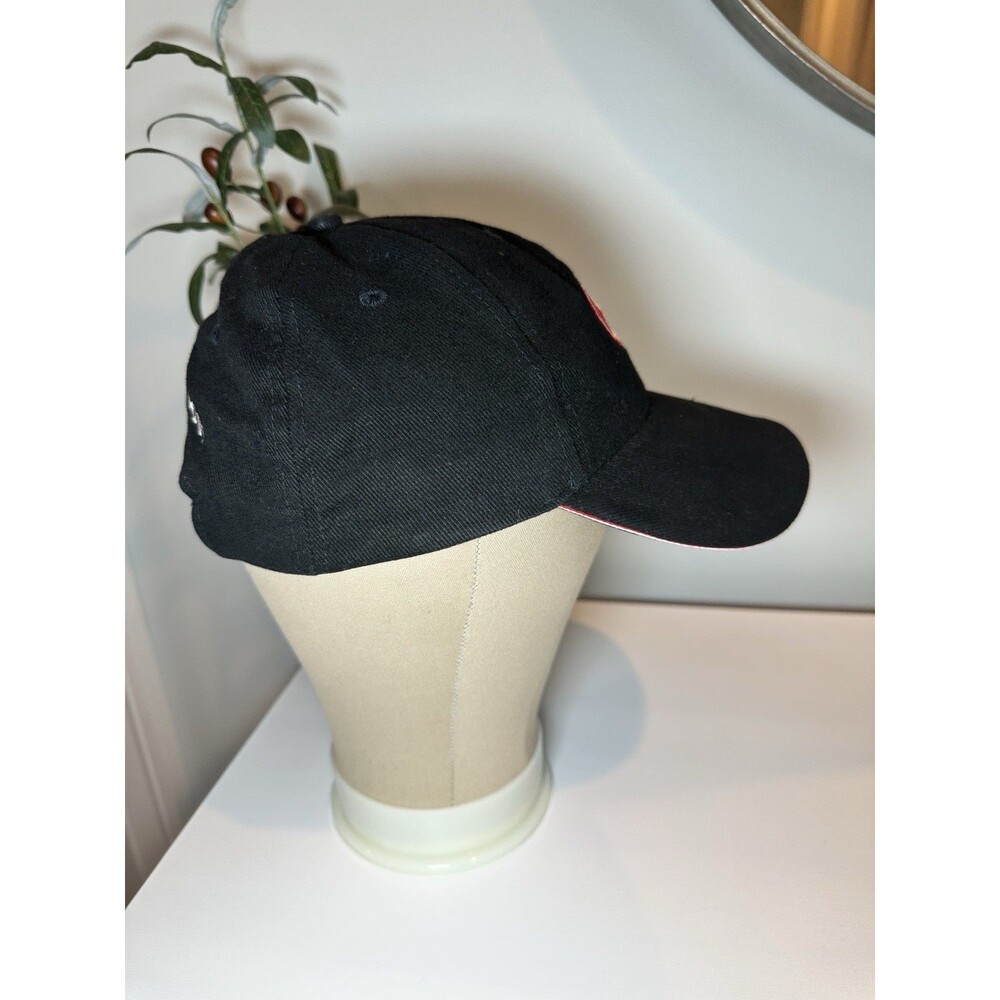 Vintage Shurfine Grocery Store Hat Snapback Trucker Cap Black & Red Dad Hat - Picture 4 of 7